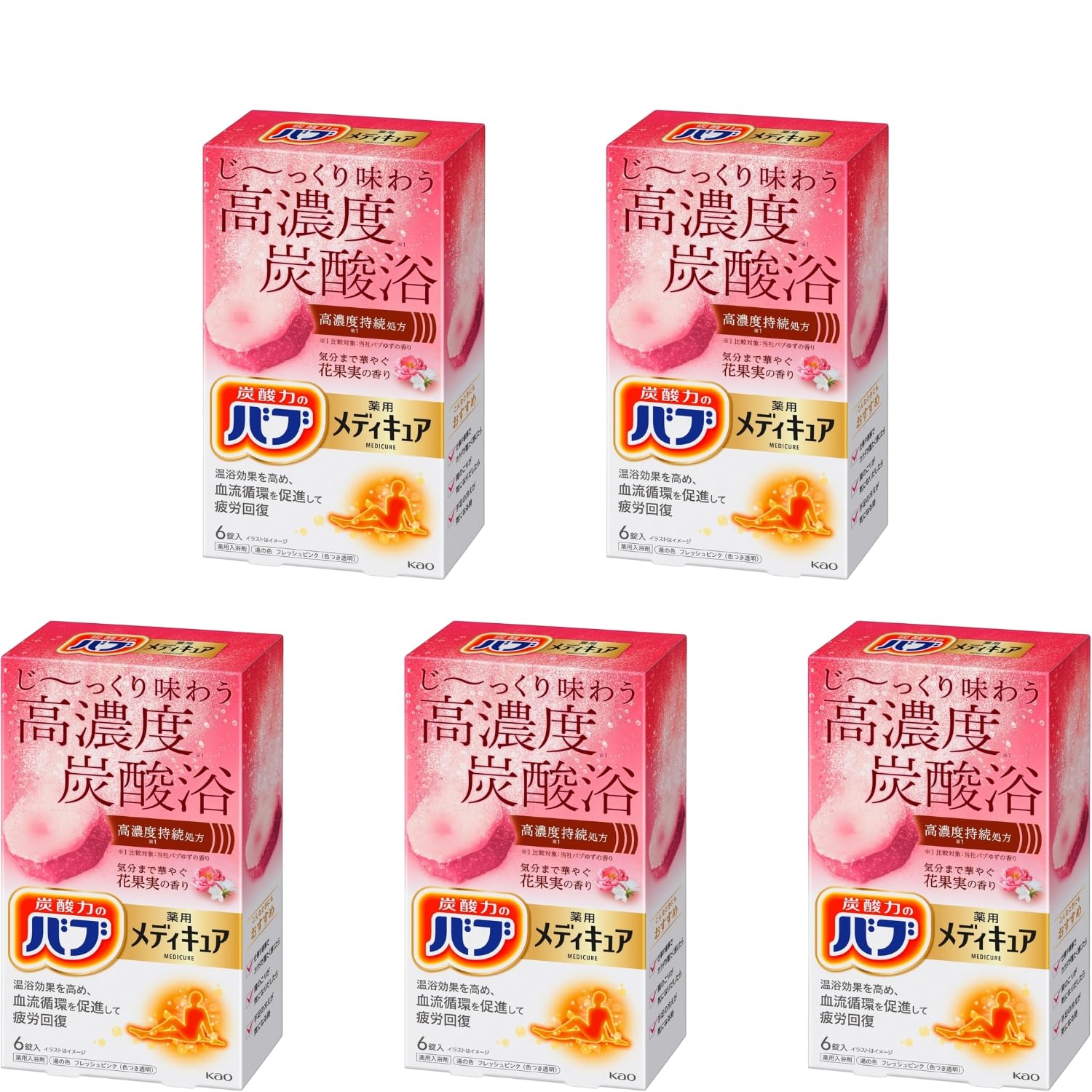 

Kao Bab Medicure Flower and Fruit Scent 6 таблеток набор из 5 штук 8LINK