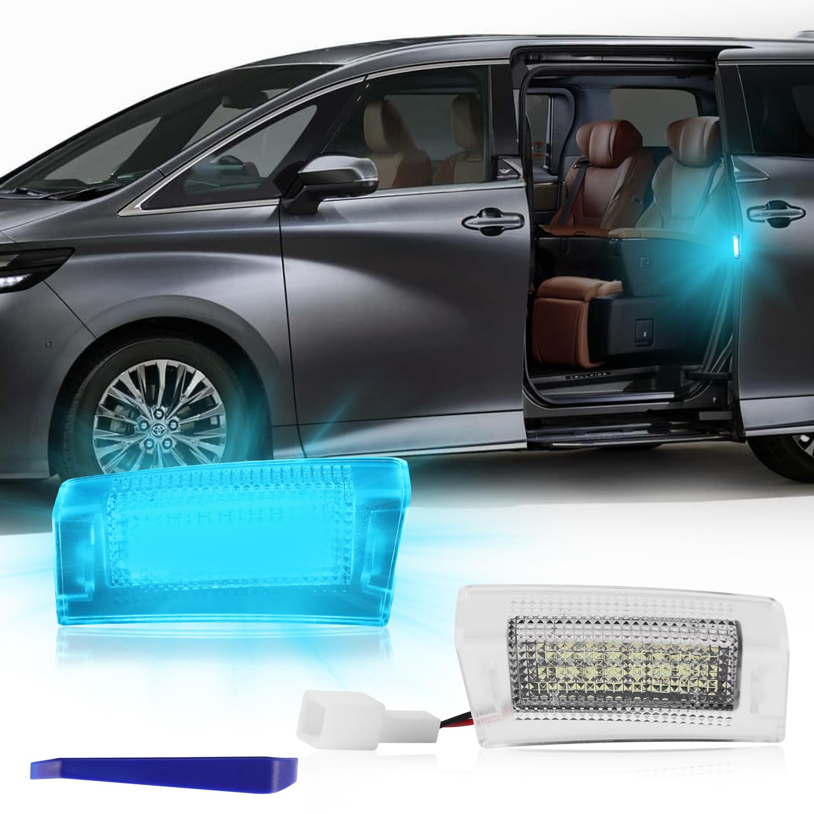 

GemPro Alphard 40 Подсветка салона, Третий ряд, Серия Vellfire 40, Точечная лампа сдвижной двери, синий