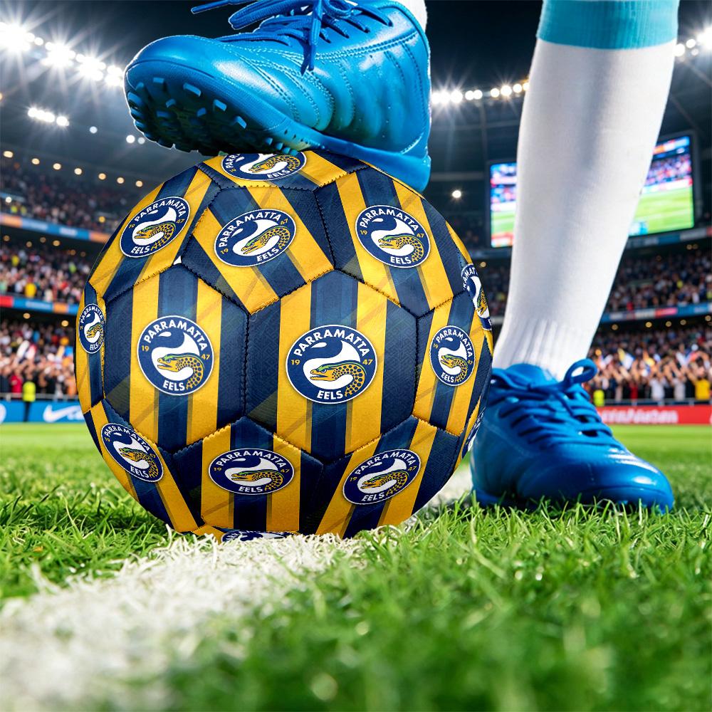 Parramatta Eels Size 5 Sports Training Ball Shock Absorbing Durable Ball For Match Daily Practice Outdoor Activities