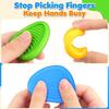 6Pcs Sensory Fidget Toys For Kids & Adults - Textured Anxiety Relief Toy Soft Stress Reliever For Autism Adhd Calming Tools