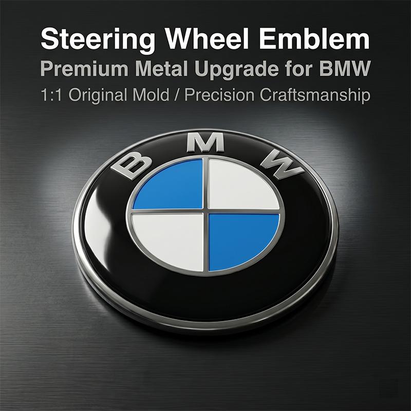 1 Stück Auto Lenkrad Aufkleber Dekoration Logo Plakette für BMW E46 E39 E90 E60 E36 F30 F10 E34 E30 F20 E92 M3 M4 M5 X5 X6