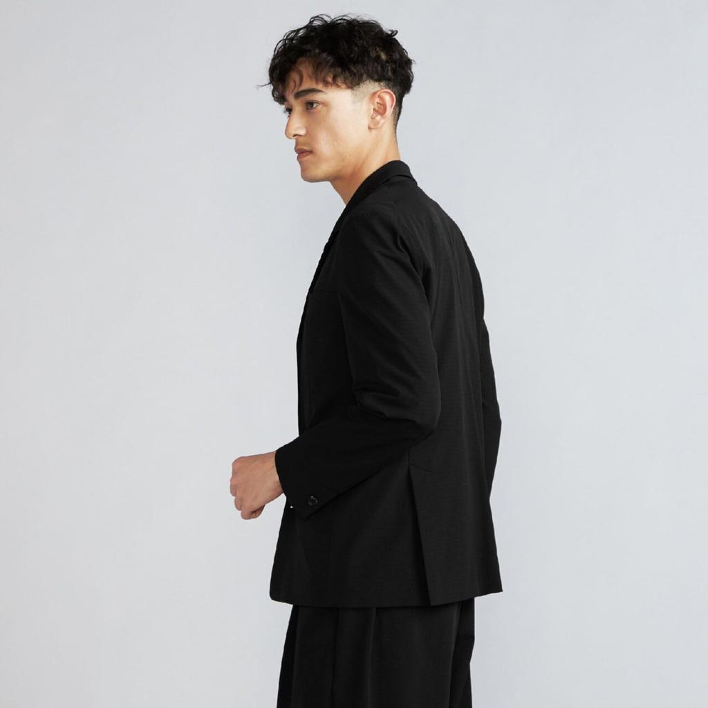 Mizuno Breath Thermo Outdoor Size M Jacket, Set-Up Jacket, Heat-Retaining Material, Water-Repellent, 4-Way Stretch, Men's, Black, (B2MEC512)