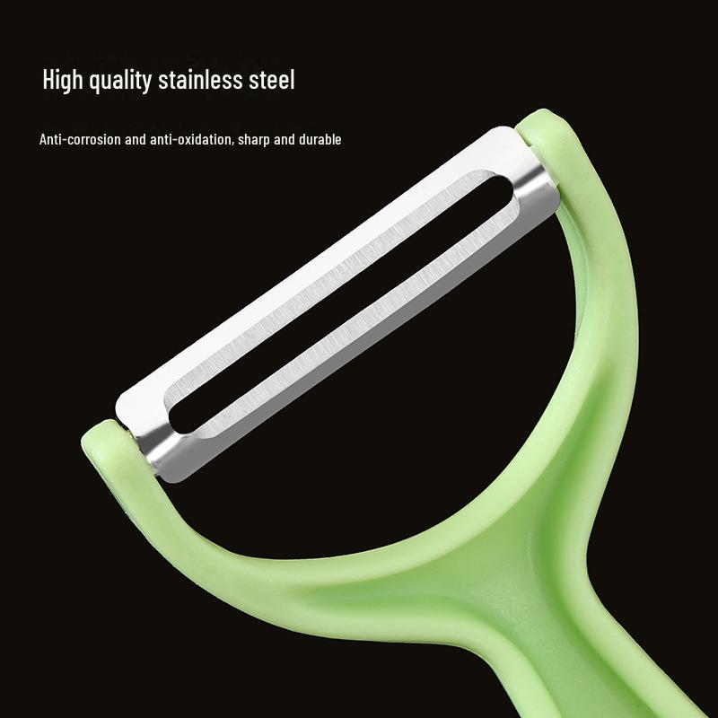 Pelador de frutas de metal multifuncional para la cocina del hogar: ¡manzanas, peras y más!