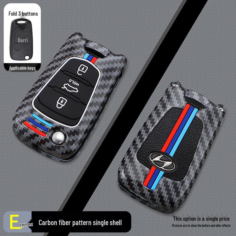 Beijing Hyundai Reina & Elantra Folding Key Case - Fits Yue Dong, Ruiyi, Langdong Models OPP Bag