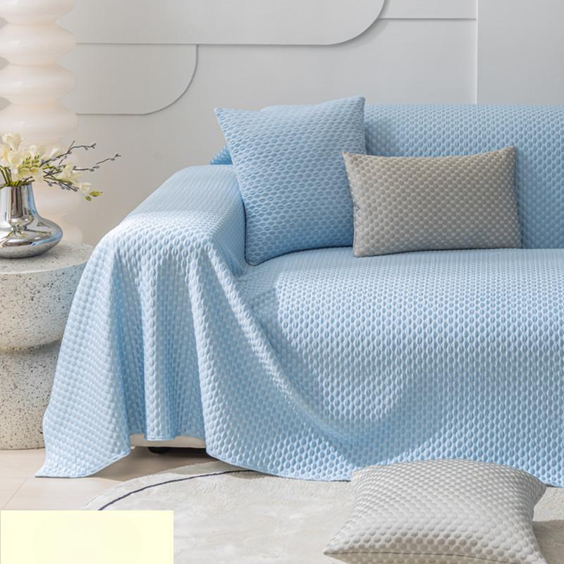 Sofa Cushion Summer Black Technology Cool Sofa Cover Towel Ice Silk Mat All Wrapped Simple Sofa Cover Summer
