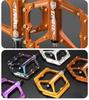 Carbon Guest CNC Colorful Aluminum Bike Pedals with Bearing Axle for Mountain and Off-Road Biking