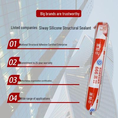 Silicone Bao 999 Structural Sealant: Adhesive for Aluminum, Stone, and Glass Curtain Walls