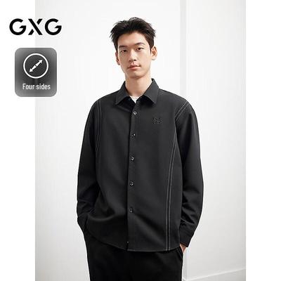 GXG Men's Autumn Contrast Stitching Casual Jacket