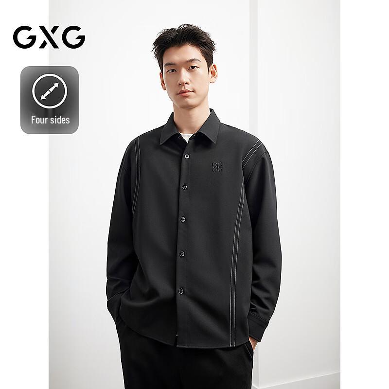 GXG Men s Autumn Contrast Stitching Casual Jacket M