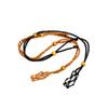 Natural Stone Mesh Pocket Woven Necklace Pendant Pull Adjustable Retractable Mesh Pocket Hand Woven Mesh Holder N166