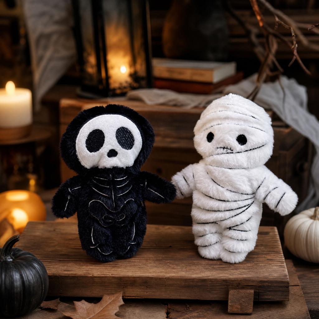 Halloween Plush Stuffed Animal Dolls for Party Decorations Gifts