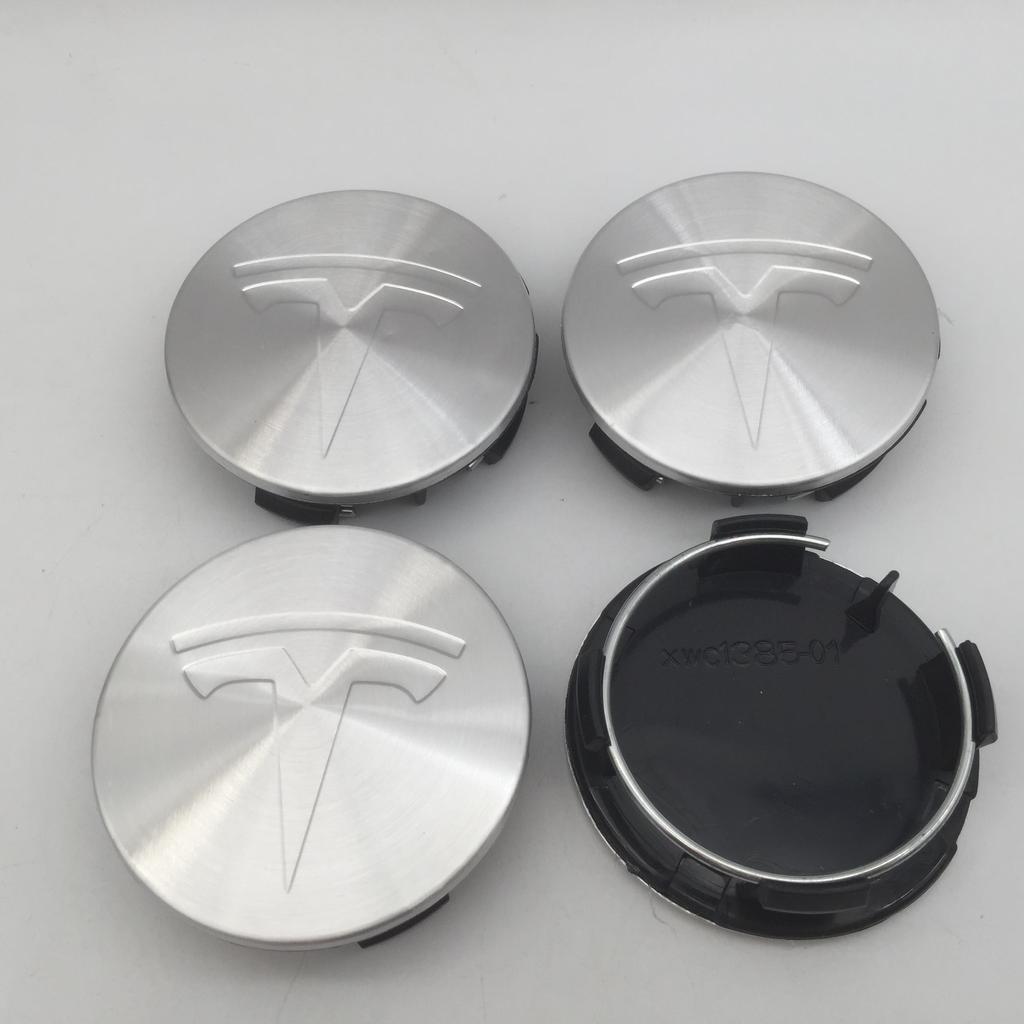 19+1pcs 57mm 56mm For Tesla Model 3 Model Y Model S X Car emblem Wheel hub Center Cap Badge covers Decals Styling accessories