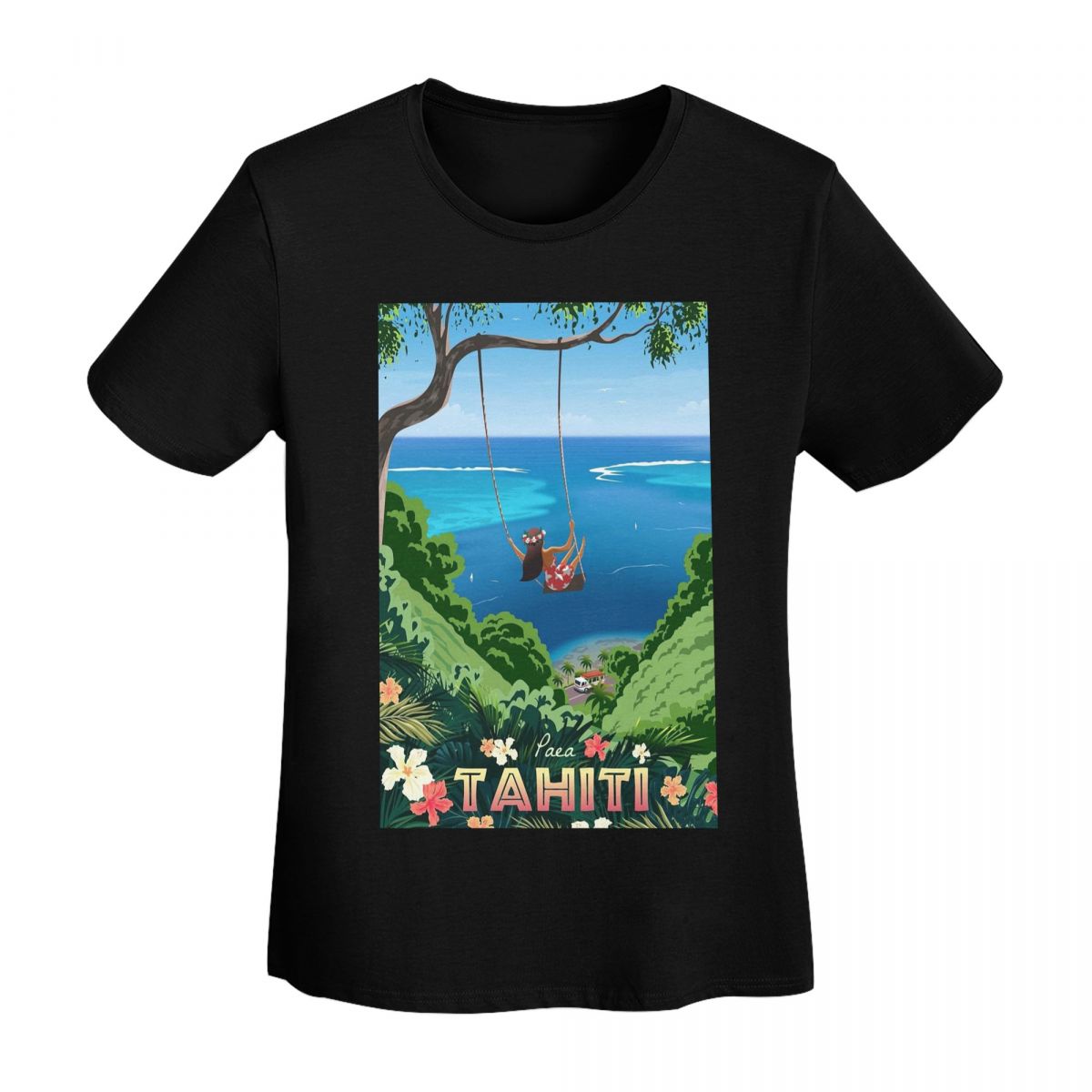 

Hinano Tahiti TShirt Women Short Sleeve T Shirts ONeck Streetwear Cotton Summer Tees Streetwear 2XL