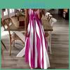 Summer Breeze Printed Vneck Sleeveless Maxi Dress For Casual Women