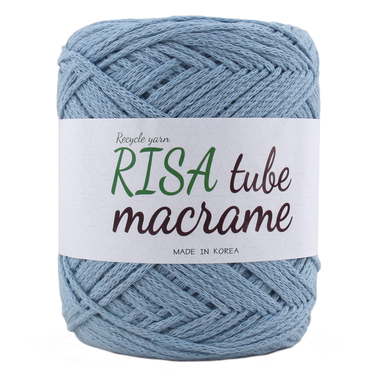 

Risa Tube Macrame Cotton Hand Knitting 2mm x 250g Yarn, 320m,
