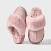 Premium Fashion Cotton Slippers 2025 Autumn and Winter New Indoor Home Non-slip Warm Fluffy Slippers Half-drag Cotton Shoes