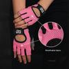 Fitness Gloves Men's and Women's Breathable Thin Equipment Training Anti-Cocoon Half Finger Exercise Wait Lifting Spinning Non Slip Palm Protector