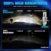 2Pcs 30000LM H4 LED Light Bulbs 9003 HB2 LED Headlights High&Low Beam 24pcs CSP Turbo Led Diode Lamps Wireless 70W Car Motorcycle Headlamp 12V 6500K