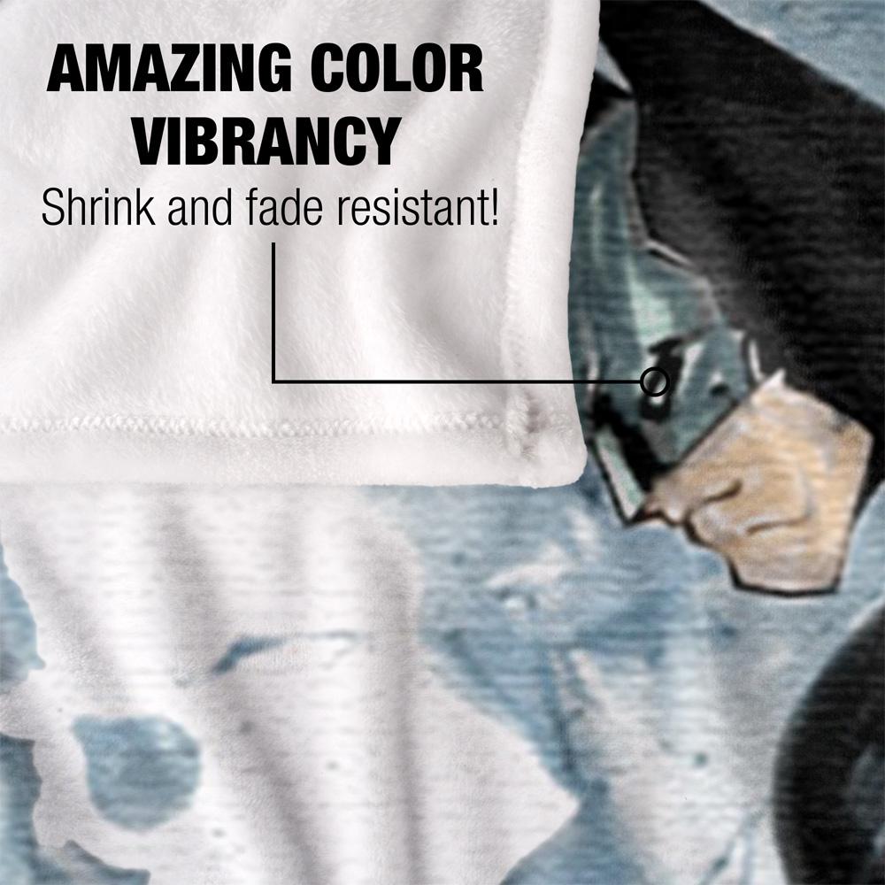 Batman Silky Profile Soft Touch Blanket