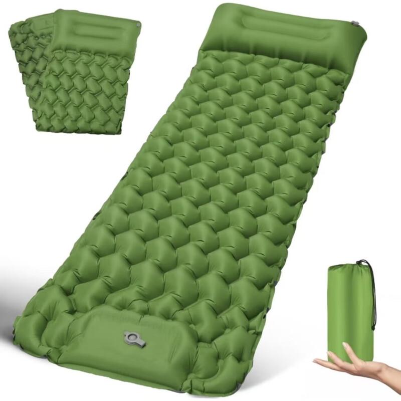 Portable Outdoor Inflatable Camping Sleeping Pad 196x125x9cm