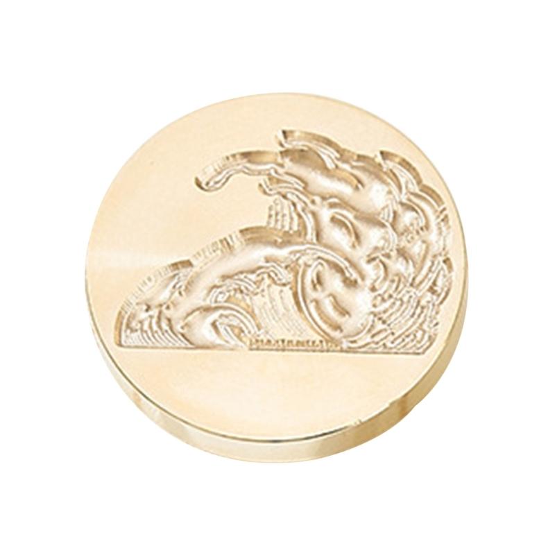 Welliges Texturiertes Wachssiegel Stempelkopf Metall Wachsstempelkopf für Valentinstagskarte Geburtstagskarte Einladungen Umschlag