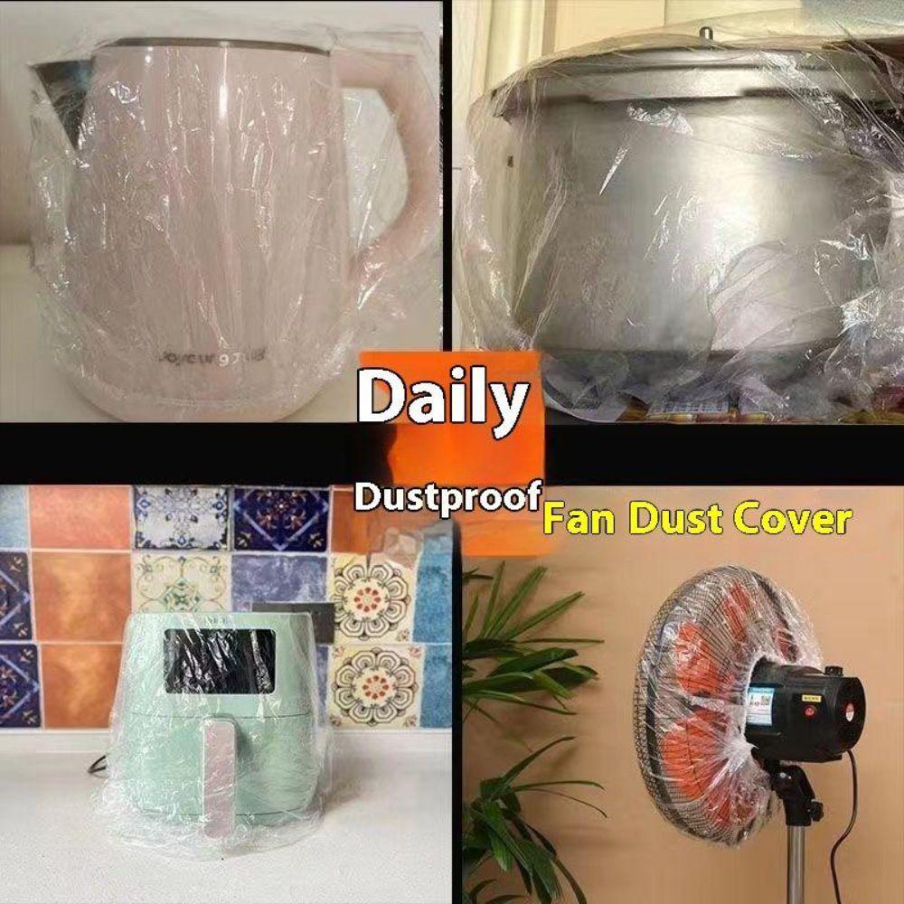 10Pcs Transparent Disposable Dust Covers Thickened Protective Plastic Cover Household Storage