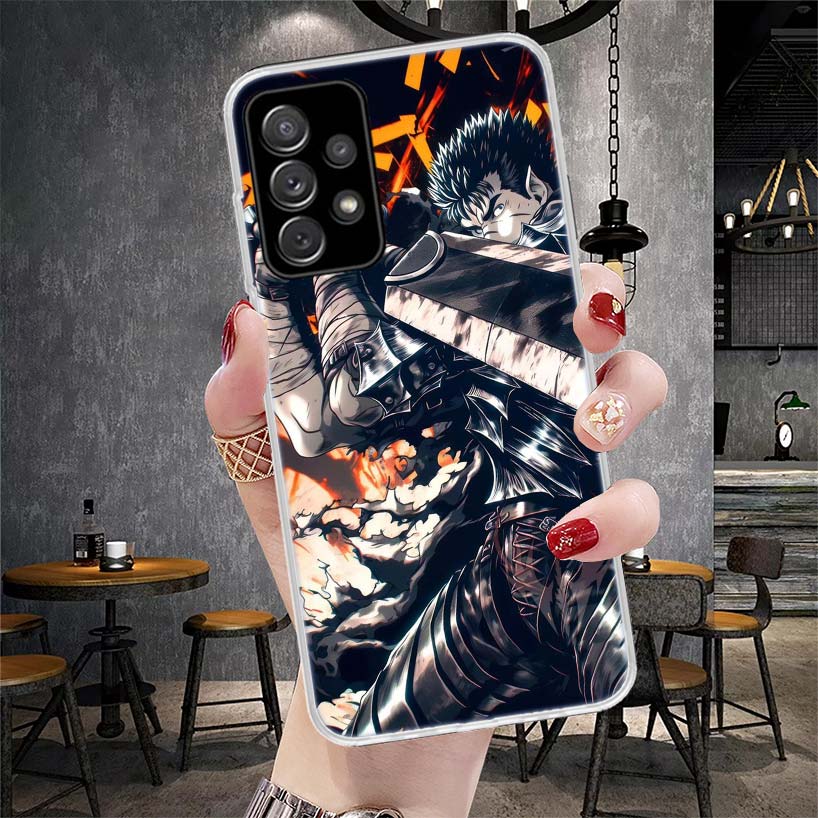 G-Guts B-Berserks Anime Soft Phone Case For Samsung Galaxy S22 S23 S24 S25 Edge S26 Ultra S20 FE S21 Plus + Fundas Coque Galaxy