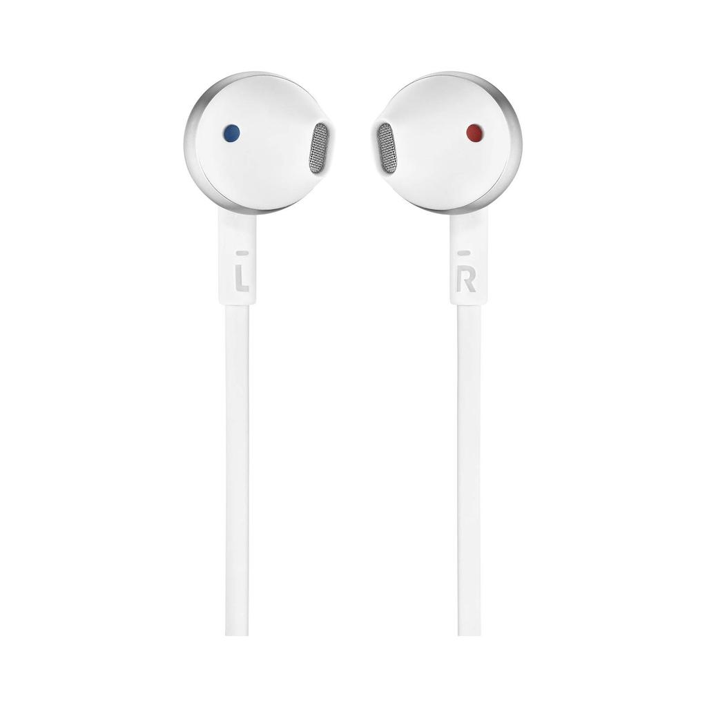 JBL TUNE 205 - Tek Düğmeli Uzaktan Kumanda ve Mikrofonlu Kulak İçi Kulaklıklar - Krom