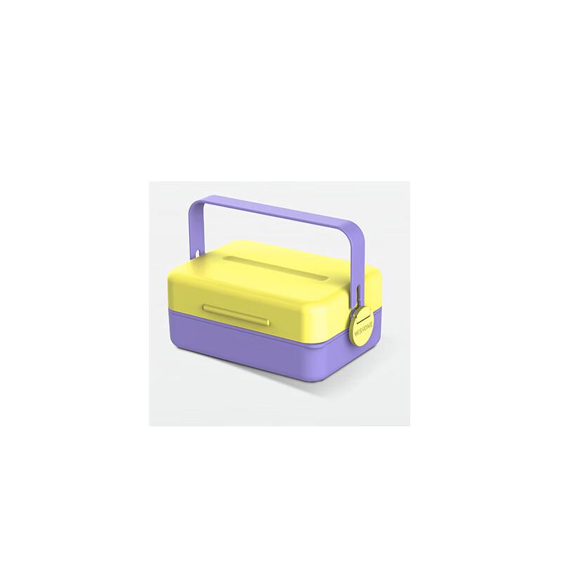 Double-Layer Divided Microwavable Lunch Box