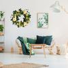 Front Door Wreath 16.5in Diameter Artificial Flowers Bright Colors Wall Floral Wreath for Decoration