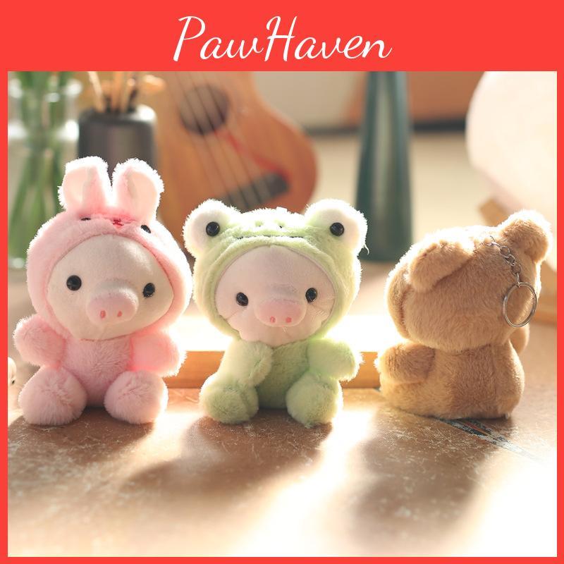 Pig Plush Keychain Stuffed Pp Cottontoy Portable Backpack Decor Kids For