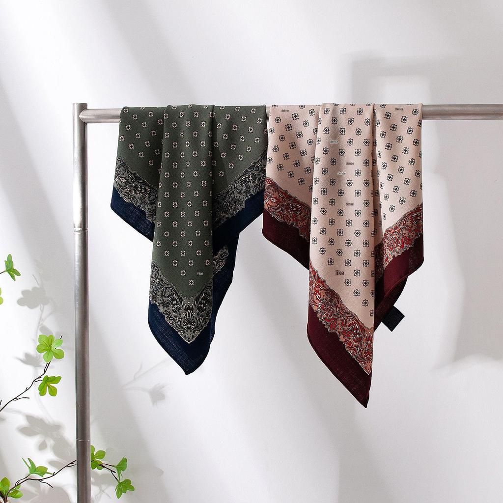 Elegant Silk Wool Scarf: 2025 Autumn Collection – Versatile, Fashionable Women's Accessory