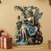 1Pcs Butterfly Fairys Sculpture Ornament Home Decoration Acrylic Butterfly Fairys Statue Figurines Table Centerpieces