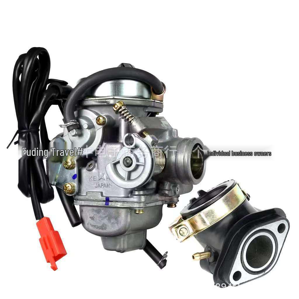 

ATV GY6 125cc/150cc Carburetor 24mm PD24J with Connector Manifold Ø24mm Ø32±0.1