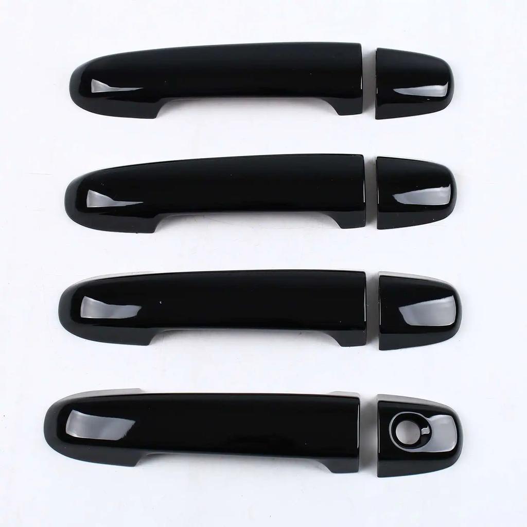 For Toyota Aqua Prius C 2011 2012 2013 2014 2015 2016 2017 ABS Chrome Carbon Door Handle Cover Trims Car Styling Accessories