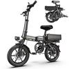 SOHAMO A4 Mini Składany Rower Elektryczny, Bateria 48V 12A, 14 cali