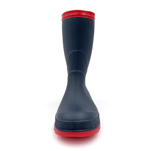 Amozi Kids' Rain Boots, Long Rain Shoes, Children's Rain Boots, Junior Rain Boots, Girls, Boys, Women's, Waterproof, Perfect for Rainy Season and Rain