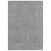 Bookshelf Concrete Grey 82.5 x 30.5 x 115 cm Engineered Wood
