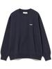 B:MING LIFE STORE by BEAMS "ABOUT" Embroidered Crew Neck Sweatshirt, Men's, Navy, L_92130453147
