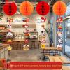 2025 Mid-Autumn Festival & National Day Mall Décor – Honeycomb Pendant Ornaments