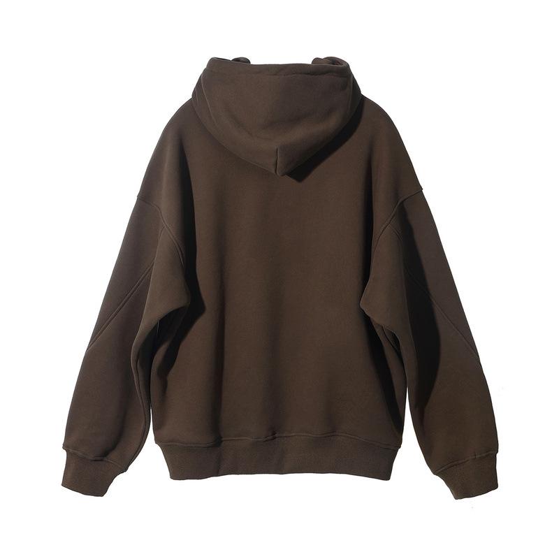 Trendy 400g Sherpa Fleece Hooded Sweatshirt - Non-Shedding