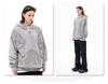 Lan Hai Men's Hooded Sweatshirt | 2025 Autumn/Winter Collection | Trendy Reverse Stitch Design | Solid Color | High Street Style