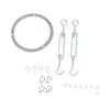1Set 5m Wire Rope Cable with Telescopic Hooks  Outdoor Garden Yard