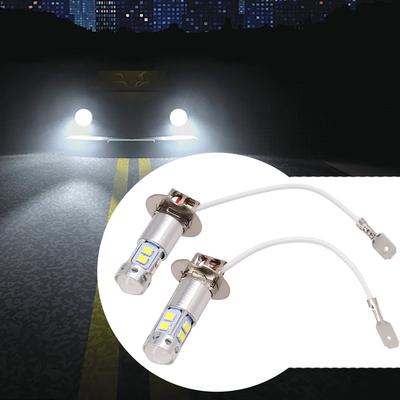 Bec LED H3 de 100 W, unghi de fascicul de 360° DC 12 V / 24 V DRL Lumină de zi