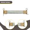 10 Pieces Internal Iron Sturdy Spring Clip Handbag Hinges for Bag Sewing DIY Purse Making