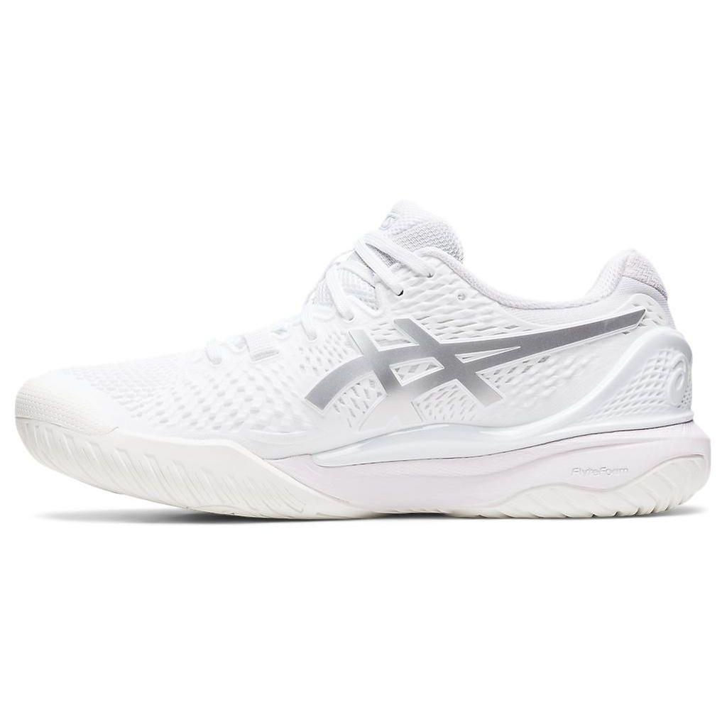 Asics Gel Resolution 9 Wide White Pure Silver Women Sneakers 1042A226-100