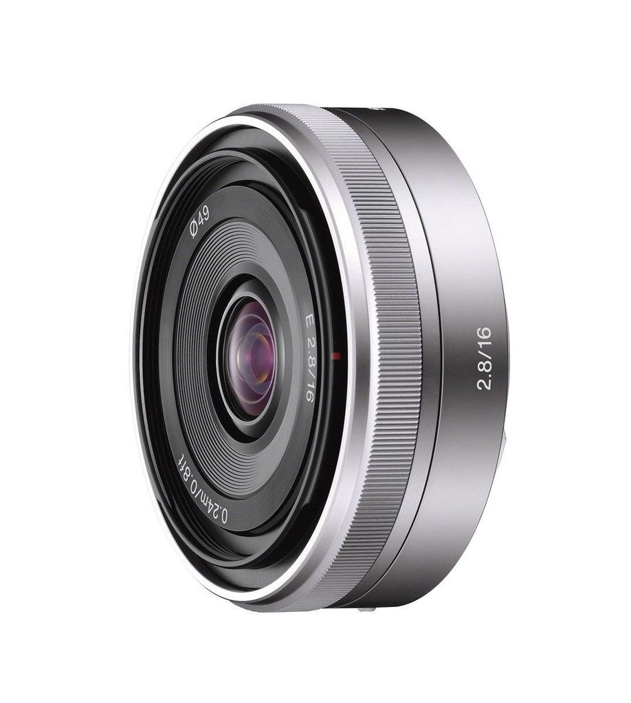 SONY E 16mm Prime Lens for Sony Cameras F2.8 E-Mount APS-C (SEL16F28)