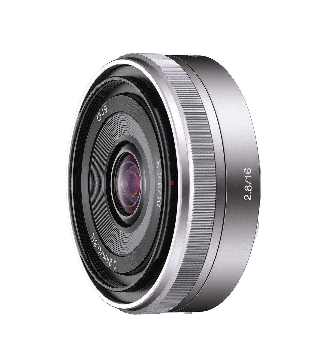 SONY E 16mm Prime Lens for Sony Cameras F2.8 E-Mount APS-C (SEL16F28)