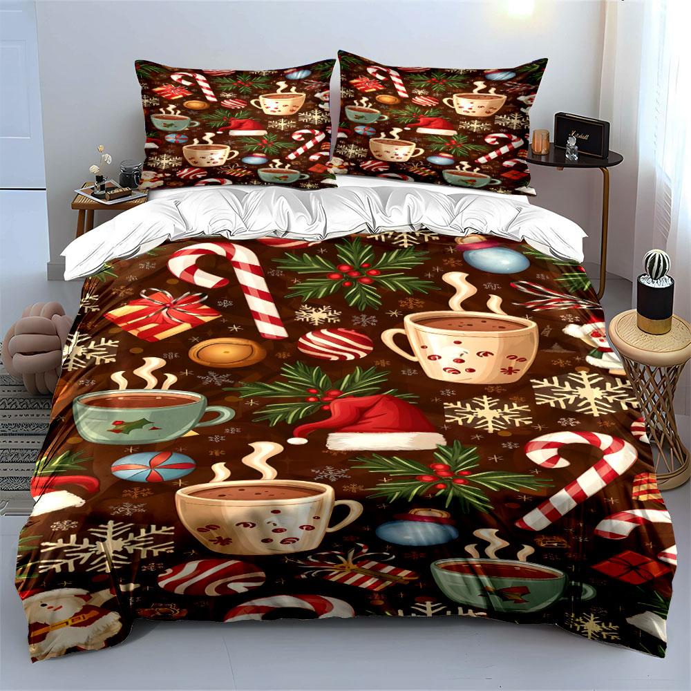 Whimsical winter warmth Bedding sets Duvet cover sets Duvet covers Pillowcases(1*Duvet Cover 2*Pillowcases without duvet insert)