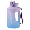 1500/2300/3780ml Large Capacity Ergonomic Handgrip Water Bottle Food Grade Leak-proof Lid Big Water